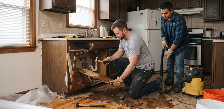 Repairing Water Damaged MDF Cabinets in Olathe