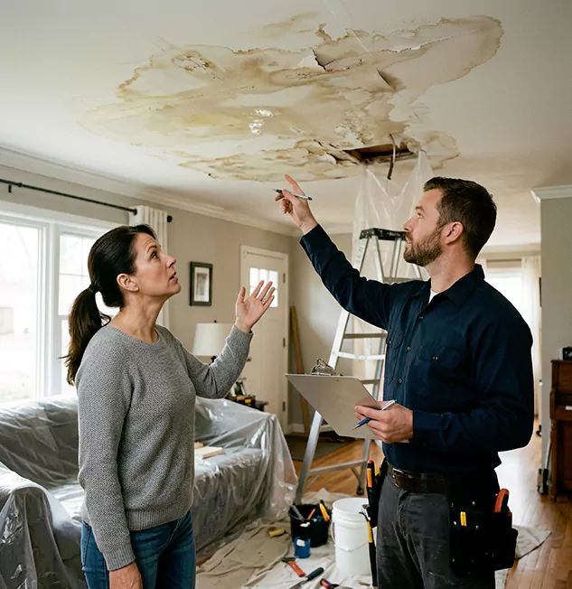 Why Choose Olathe Restoration Pro Over Other Ceiling Damage Repair Companies in Olathe?